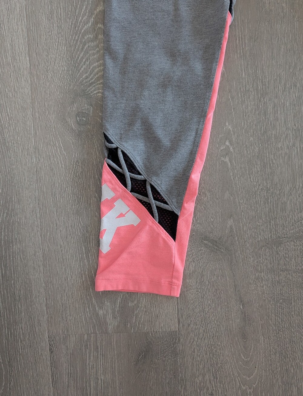 Pink Victoria Secret Gray & Pink Leggings - Picture 3 of 4